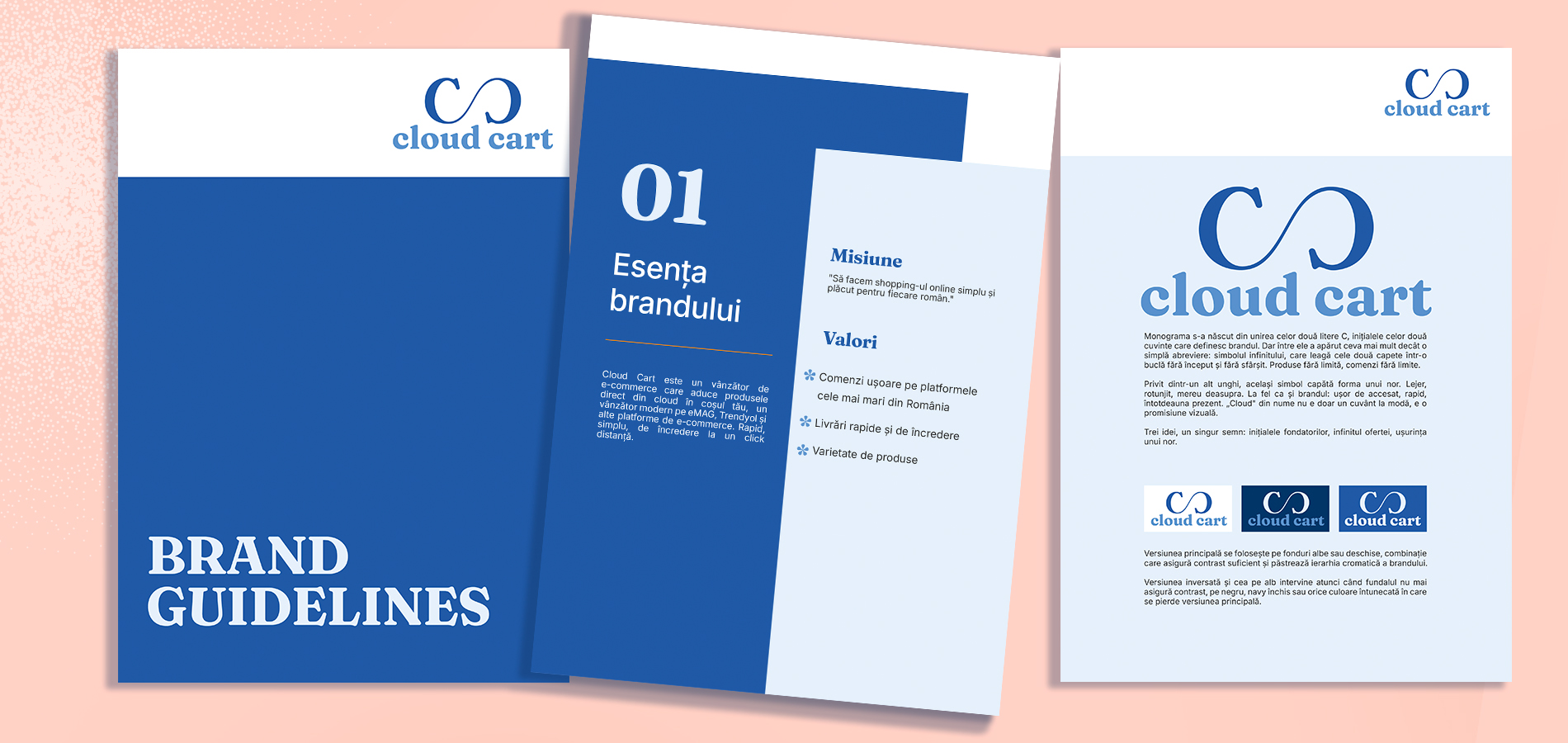 Identitate vizuală și branding, logo și brand guidelines, Mist Atelier