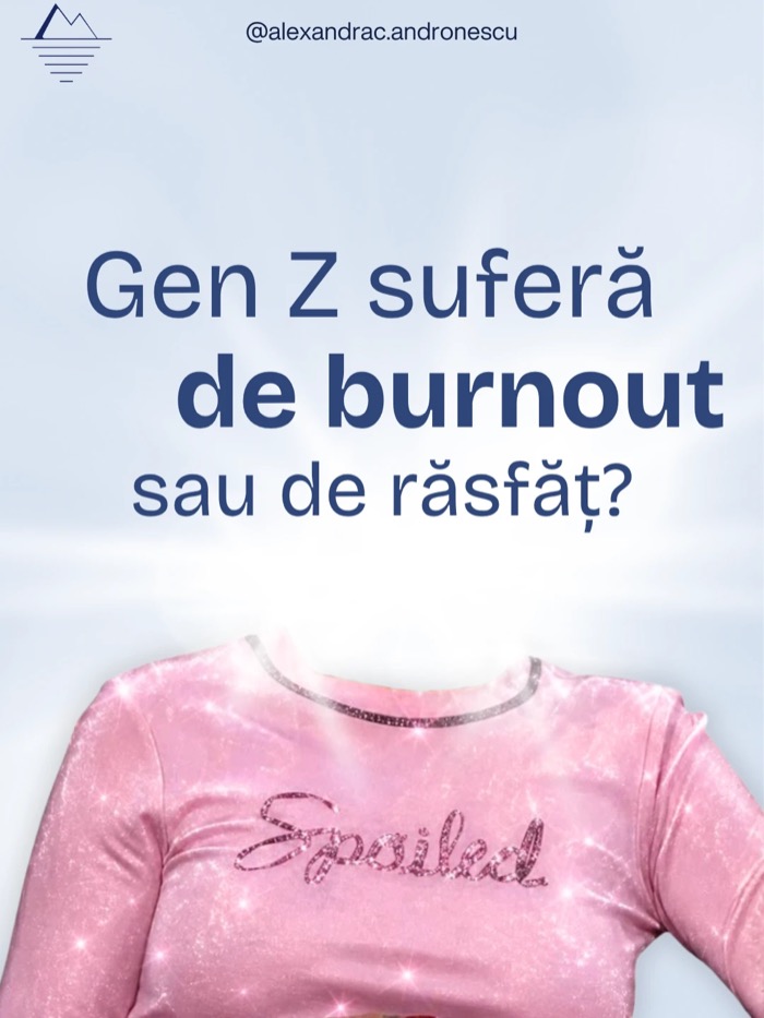 Copertă carusel Instagram pentru psiholog, temă despre burnout la Gen Z, Mist Atelier